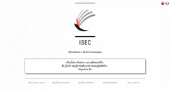 Desktop Screenshot of isec-info.com